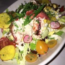 Gluten-free lobster salad from Brasserie Ruhlmann